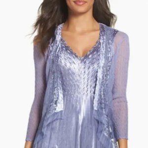 Stunning Mixed Media A-Line Dress & Jacket